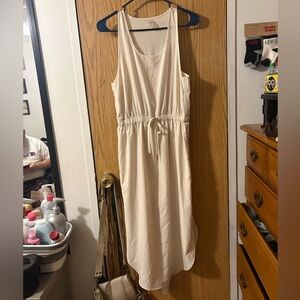 CALIA by Carrie Underwood Cream Midi Dress